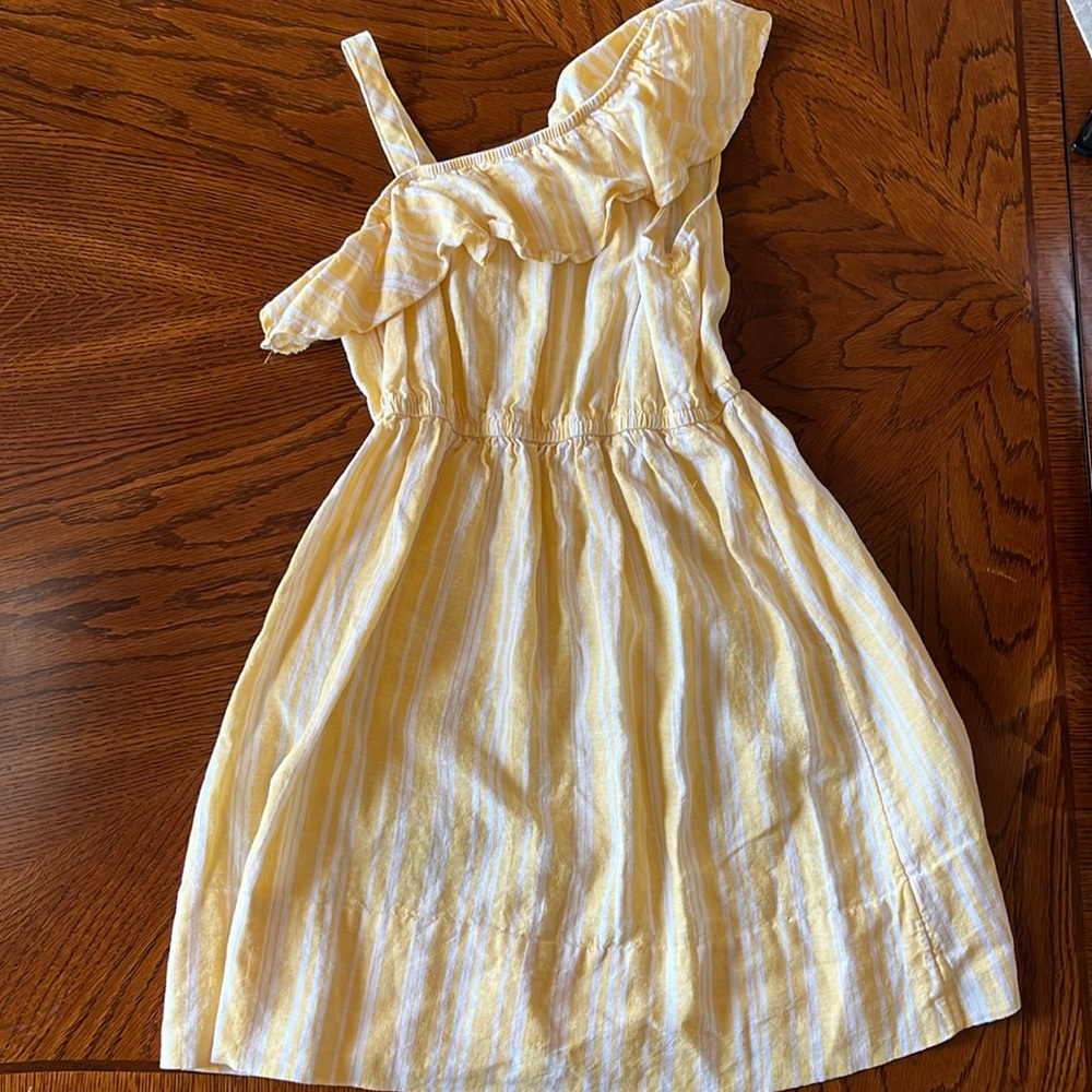 Yellow Striped Sundress